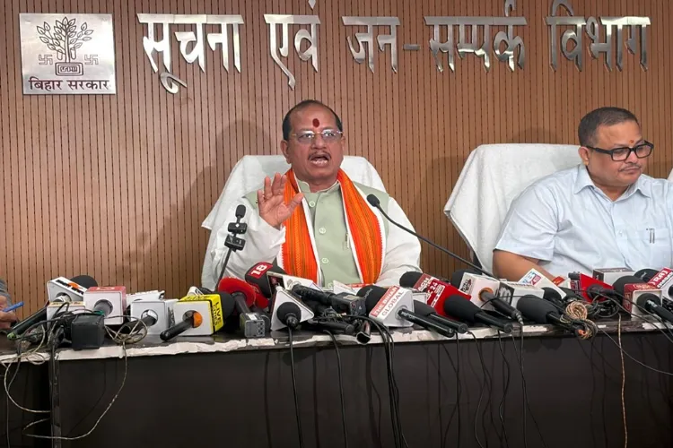 Bihar Deputy Chief Minister Vijay Kumar Sinha 