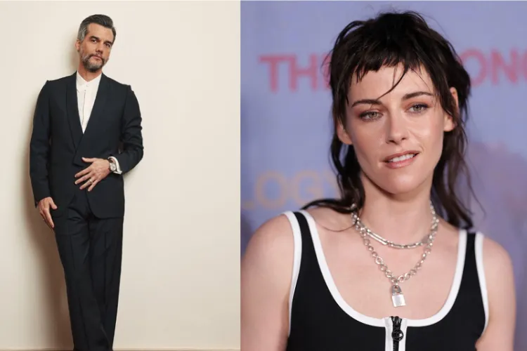 Wagner Moura (R) Actor Kristen Stewart (L)