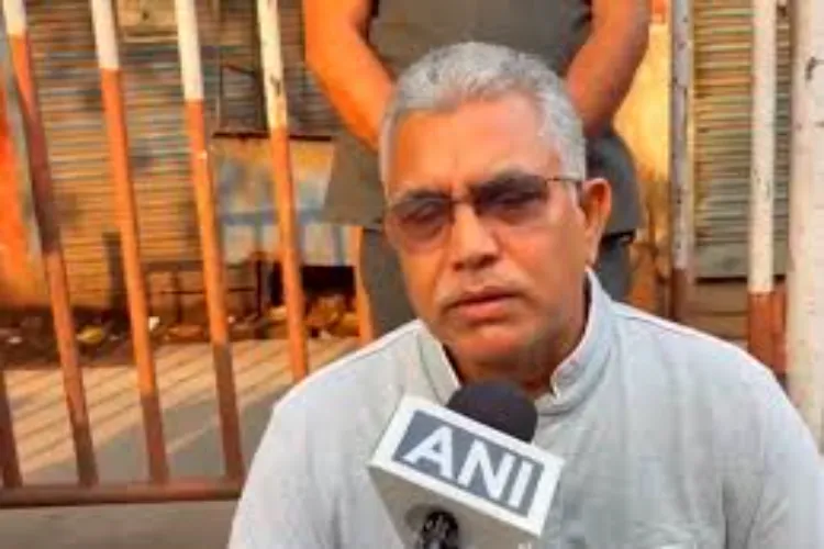 BJP candidate from Kharagpur Sadar, Dilip Ghosh