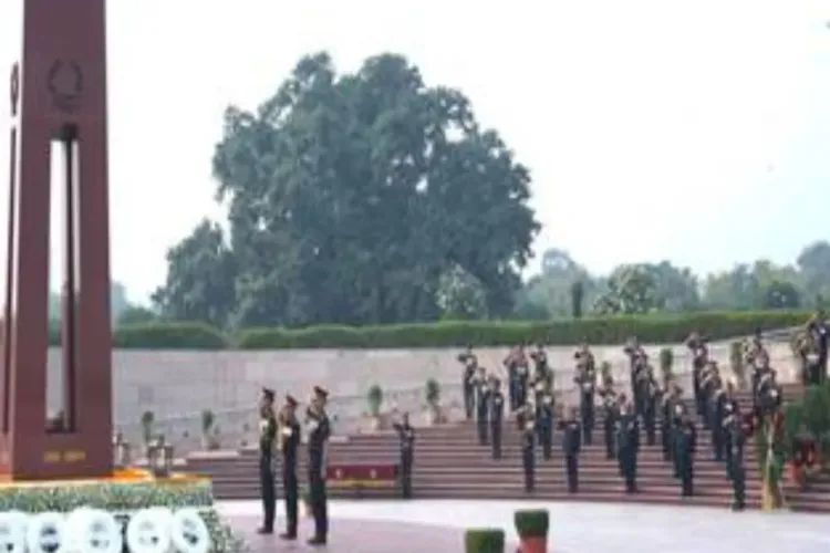  47th Raising Day with a solemn wreath-laying ceremony at the National War Memorial in New Delhi