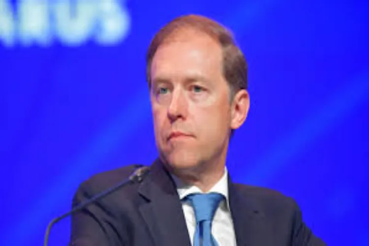 Russia's First Deputy Chairman Denis Manturov 