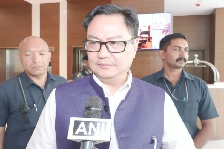  Union Minister of Parliamentary Affairs Kiren Rijiju