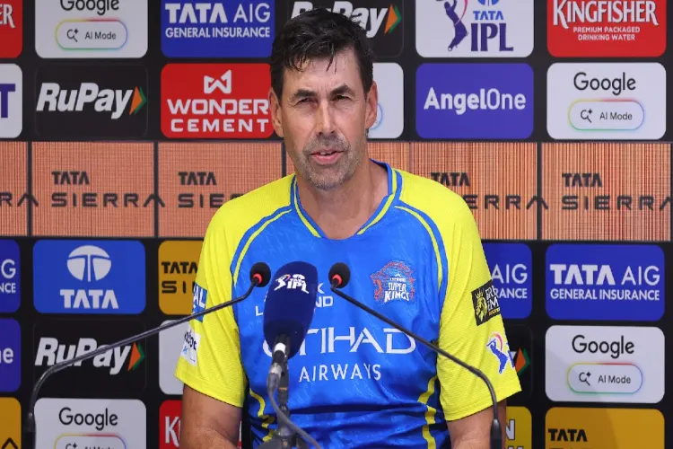 Chennai Super Kings (CSK) head coach Stephen 
