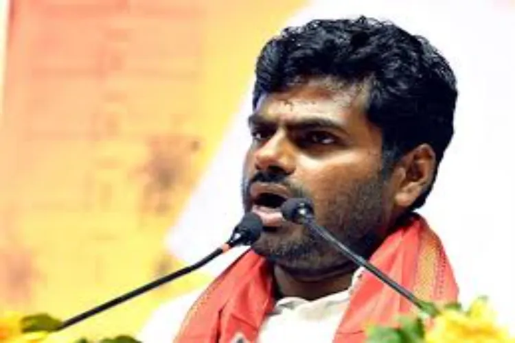 Former BJP state president of Tamil Nadu K Annamalai 