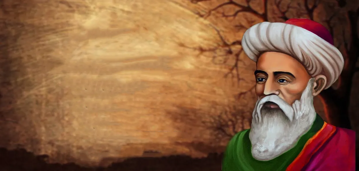 An artist's imagination of Ameer Khushraw