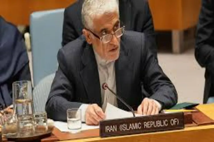 Iran's Permanent Representative to the UN, Amir Saeid Iravani