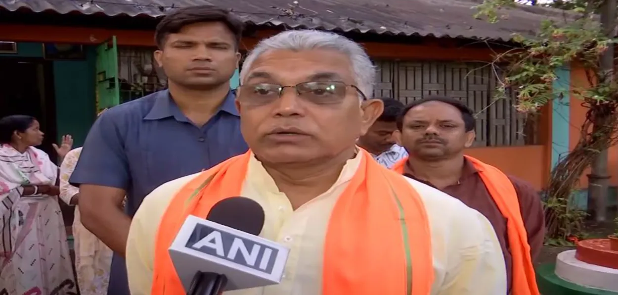 Bharatiya Janata Party (BJP) candidate from Kharagpur Sadar Assembly constituency Dilip Ghosh