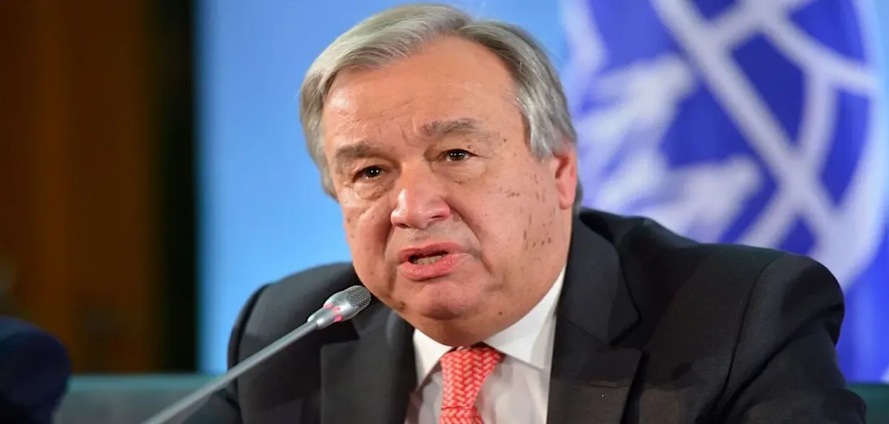 UN Secretary General Antonio Guterres 