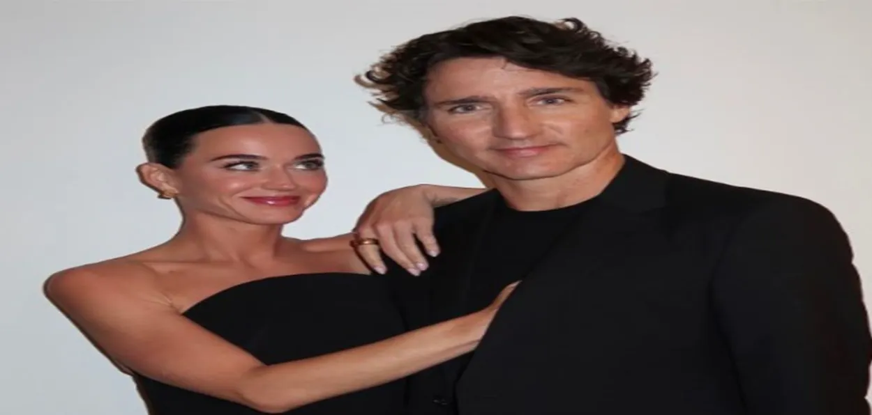 Katy Perry with Justin Justin Trudeau 