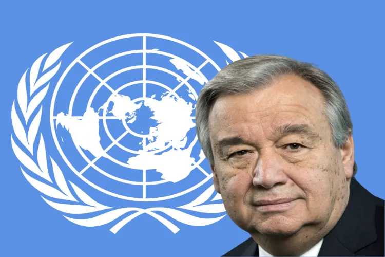 UN Secretary General Antonio Guterres 