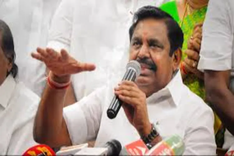 AIADMK General Secretary Edapaddi K Palaniswami 