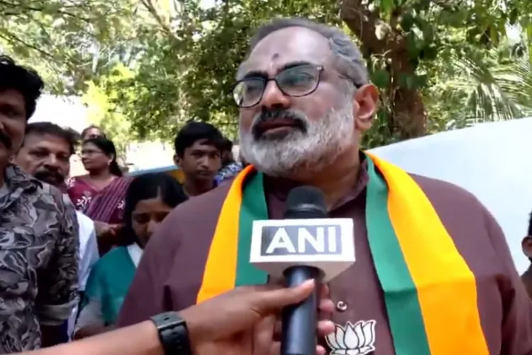 Keralam BJP President Rajeev Chandrasekhar