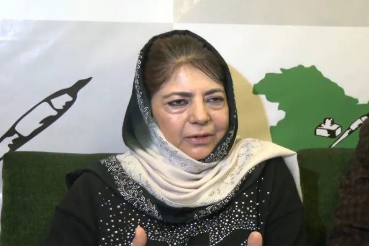 PDP Chief Mehbooba Mufti
