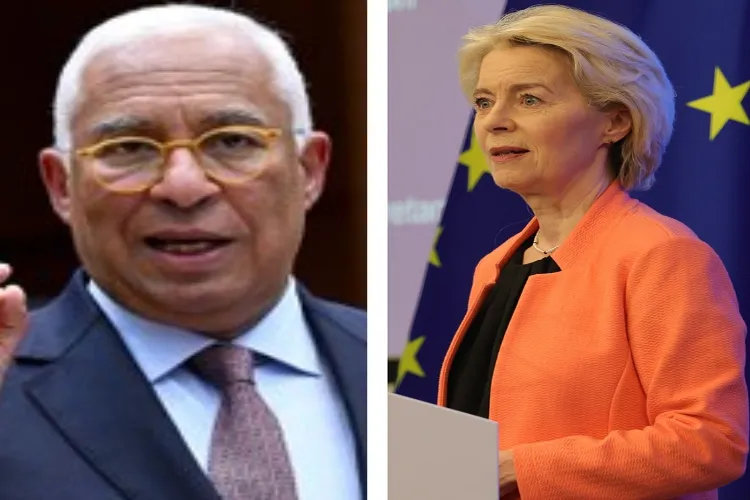 President of the European Council Antonio Costa and EU Commission President Ursula von der Leyen