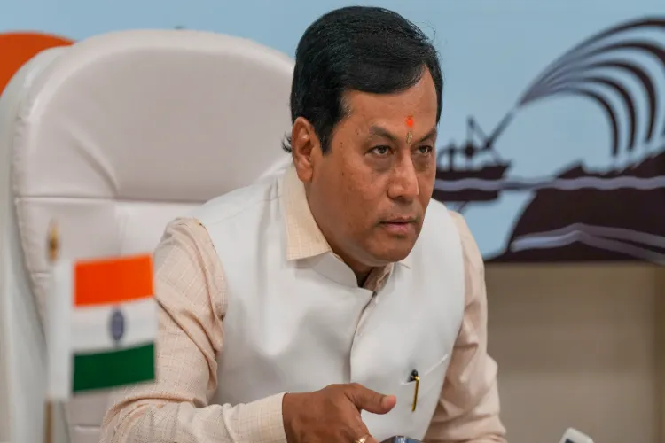 Union Minister for Ports, Shipping and Waterways Sarbananda Sonowal 