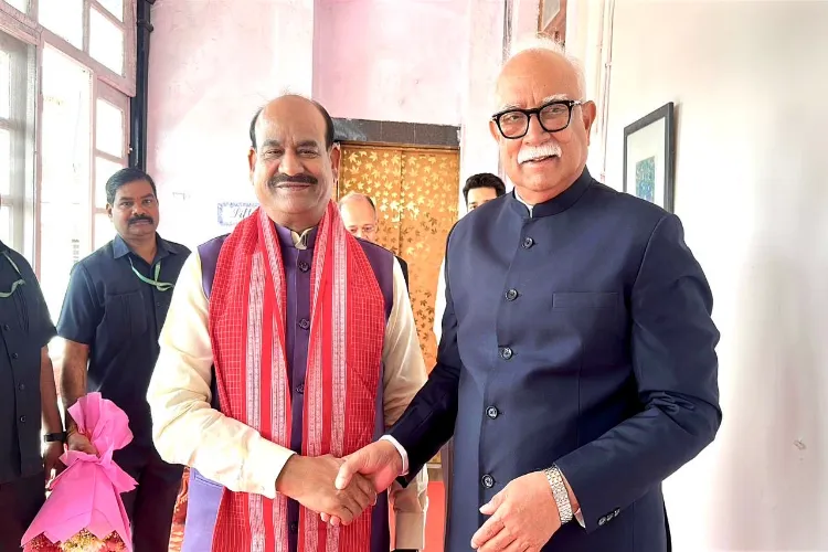 Lok Sabha Speaker Om Birla with Goa Governor Pusapati Ashok Gajapathi Raju