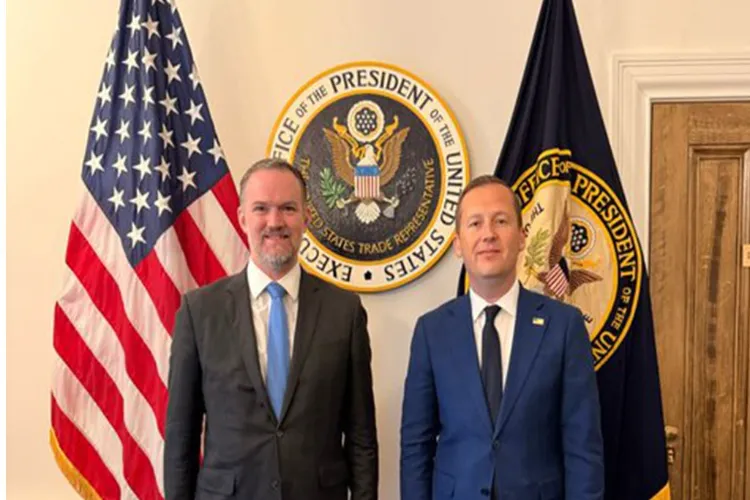 Ambassador Sergio Gor and US Trade Representative Jamieson Greer