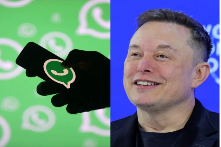 Elon Musk has criticised WhatsApp's messaging privacy 