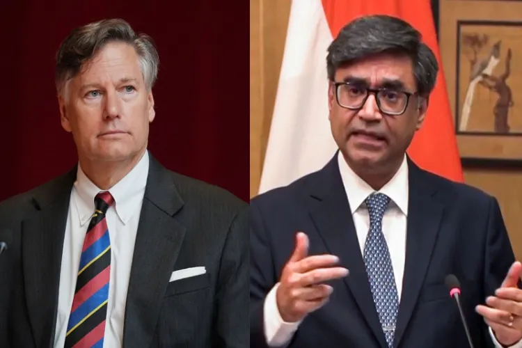 US Deputy Secretary of State Christopher Landau  and Foreign Secretary Vikram Misri 