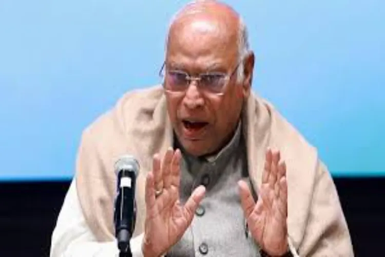 Congress president Mallikarjun Kharge 