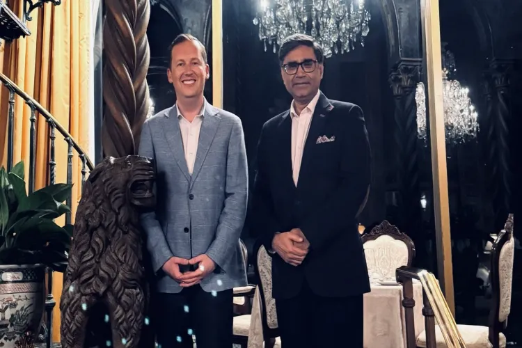 US Ambassador to India, Sergio Gor with Foreign Secretary Vikram Misri 