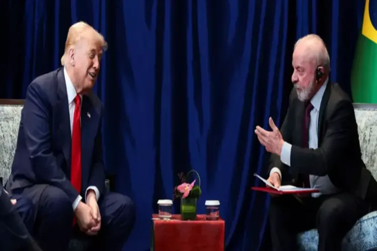 US President Donald Trump and Brazil President Luiz Inácio Lula da Silva 