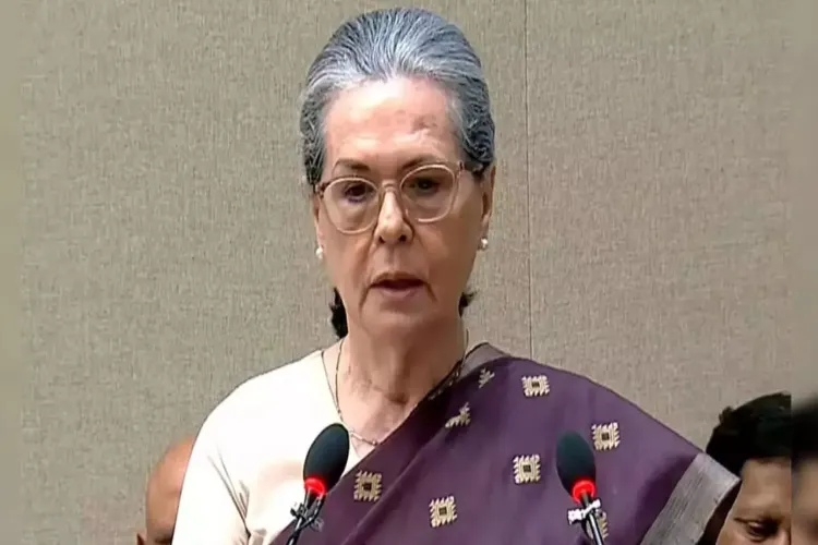 Congress Parliamentary Party (CPP) Chairperson Sonia Gandhi 