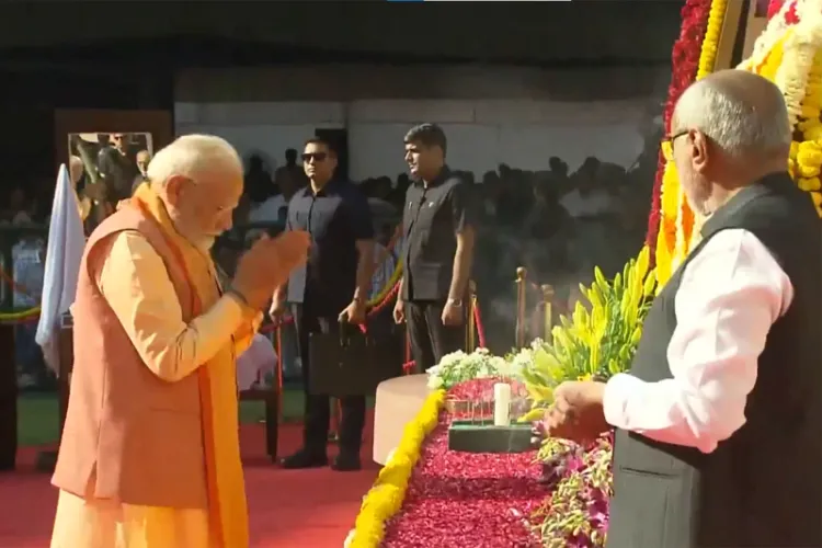 VP CP Radhakrishnan, PM Modi pay tribute to Baba Saheb Ambedkar on his 135th birth anniversary.