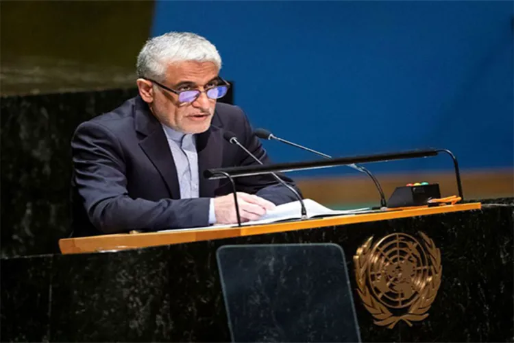 Iran's envoy to the United Nations, Amir Saeid Iravani 