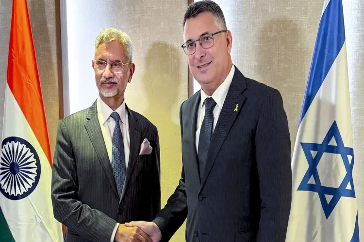Minister of Foreign Affairs of Israel, Gideon Sa'ar and EAM S Jaishankar