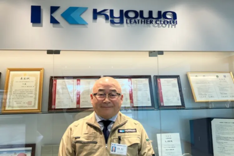 Ryuta Kawashima, Representative of Kyowa Leather Cloth