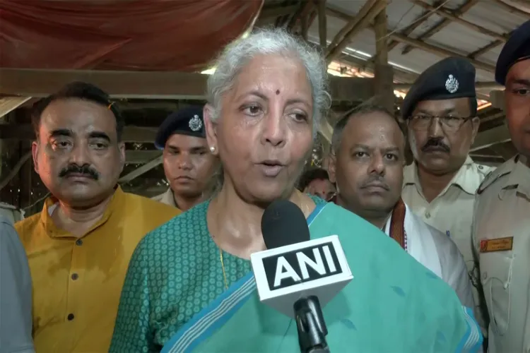 Union Finance Minister Nirmala Sitharaman 