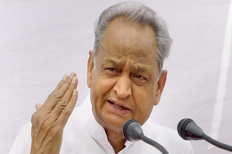 Former Rajasthan chief minister Ashok Gehlot