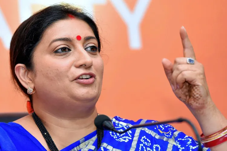 Senior BJP leader Smriti Irani 