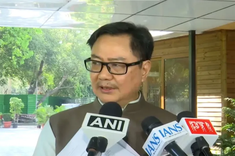 Union Parliamentary Affairs Minister Kiren Rijiju