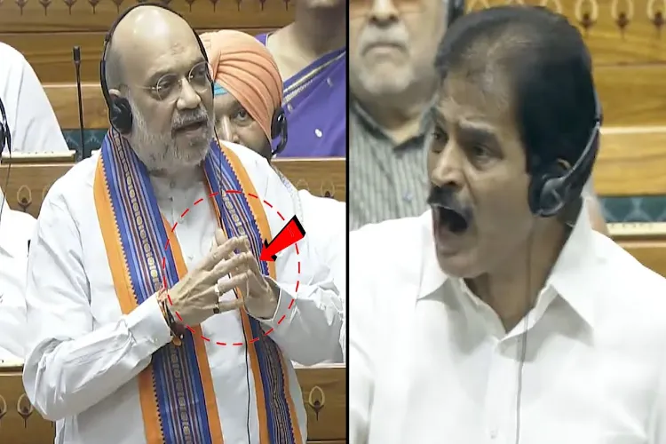 Union Home Minister Amit Shah and Congress MP KC Venugopal