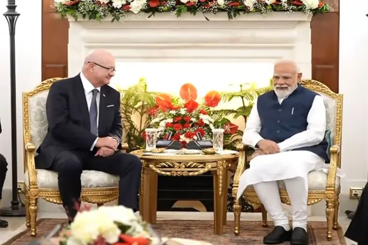 PM Modi holds bilateral talks with Austrian Federal Chancellor Stocker at Hyderabad House