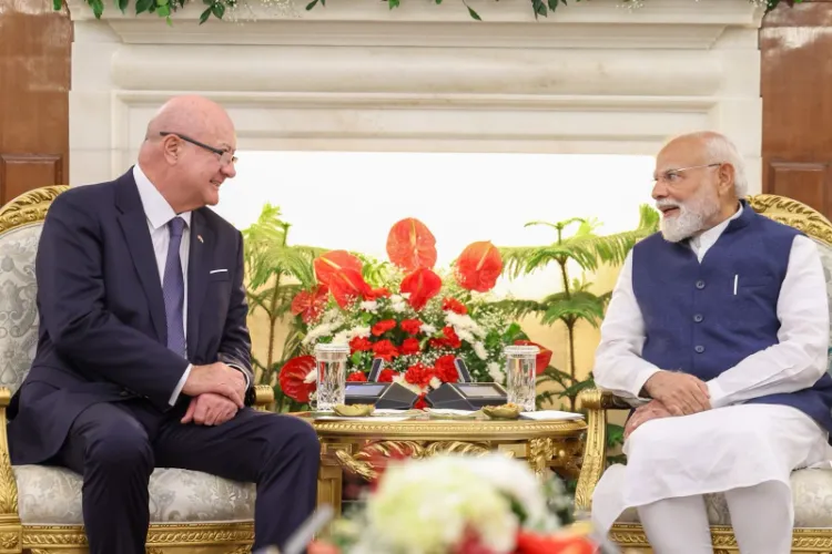 Prime Minister Narendra Modi with Austrian Chancellor Christian Stocker