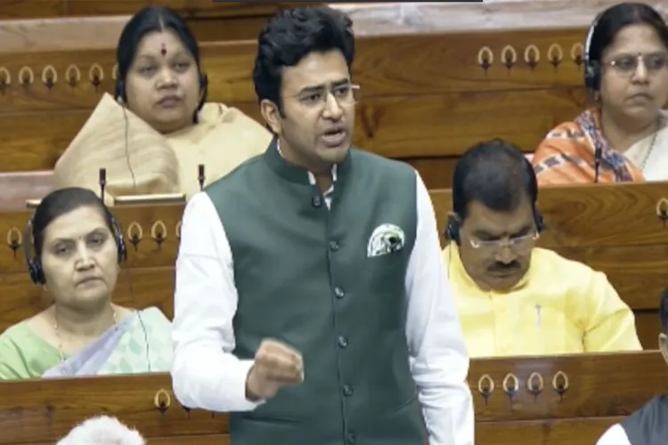 Bhartiya Janta Party (BJP) MP Tejasvi Surya