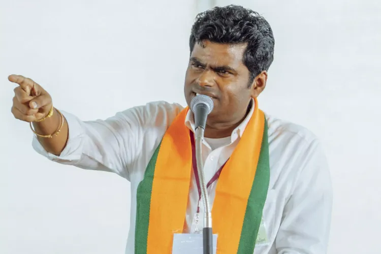 Bharatiya Janata Party (BJP) leader K Annamalai