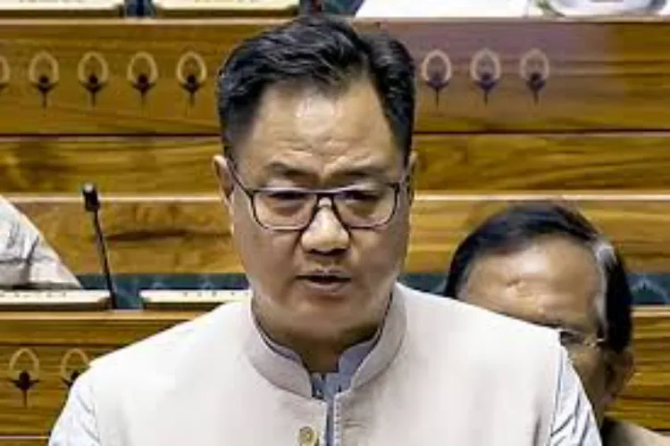 Union Parliamentary Affairs Minister Kiren Rijiju