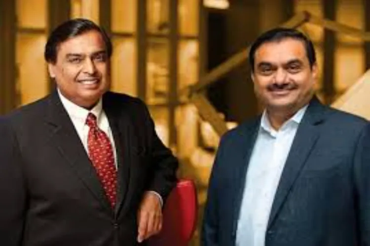 Gautam Adani and Mukesh Ambani 