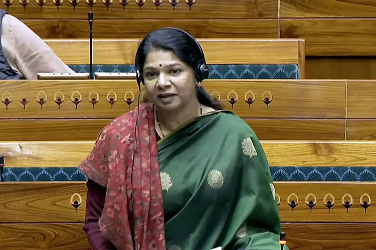 DMK MP Kanimozhi 