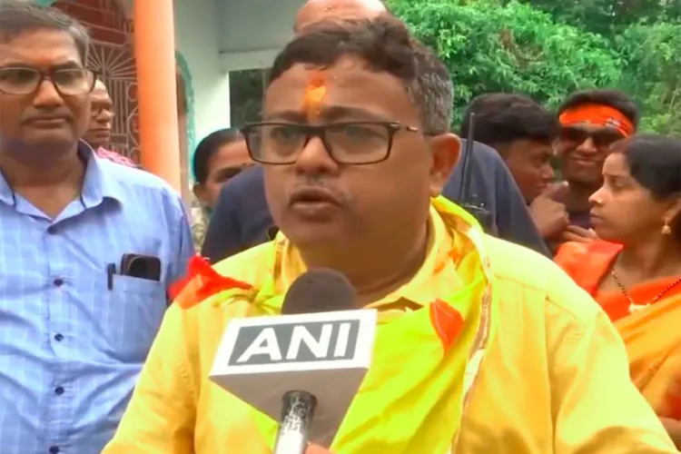 Suvendu Adhikari, Leader of the Opposition in the outgoing West Bengal Legislative Assembly