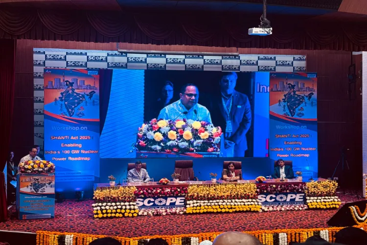 CEA Chairperson Ghanshyam Prasad speaking 