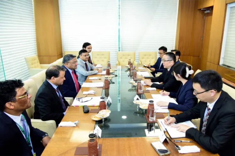 China’s SCO National Coordinator Yan Wenbin meets MEA Secretary