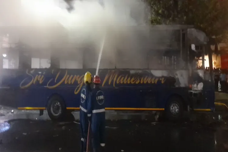 Fire services brought the blaze under control 