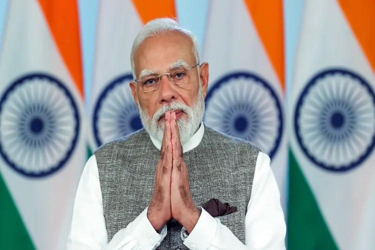 Prime Minister Narendra Modi addressing the nation