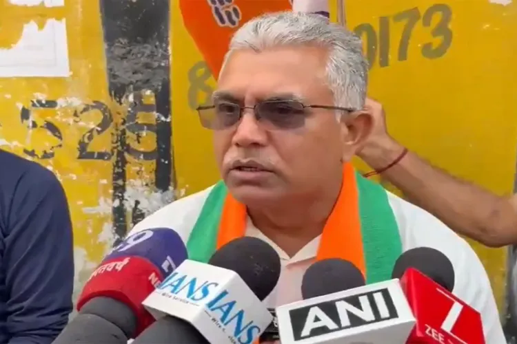 BJP candidate from Kharagpur Sadar Assembly constituency Dilip Ghosh 