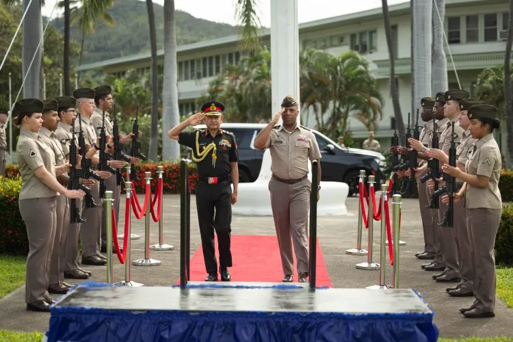COAS General Upendra Dwivedi accorded Guard of Honour during visit to US Army Pacific 